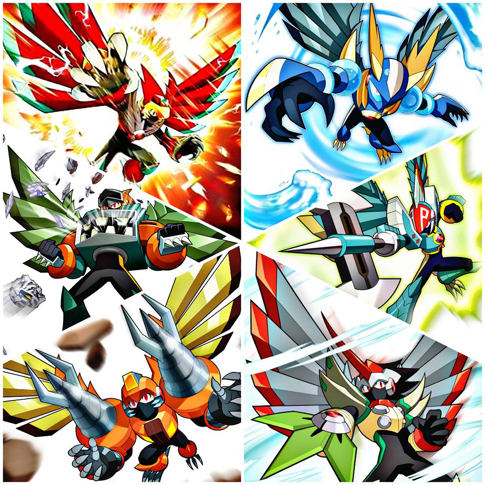 ロックマンエグゼ6 グレイガ&ファルザー ダブルビースト ロックマン