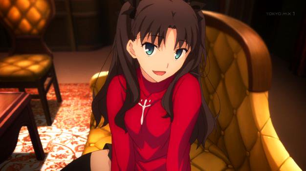 【fate/UBW 画像＆GIFまとめ】遠坂凛が可愛すぎて鼻血出たww