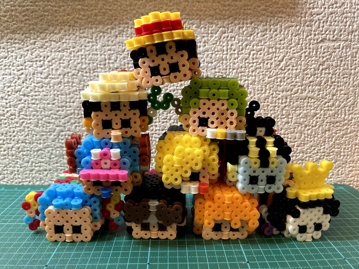 【ワンピース】クロスステッチ・アイロンビーズ・ドット絵などのハンドメイド・手芸作品まとめ【ONE PIECE】