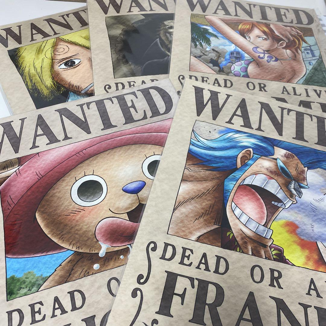 【ONE PIECE】人気キャラクターの手配書画像まとめ【ワンピース】