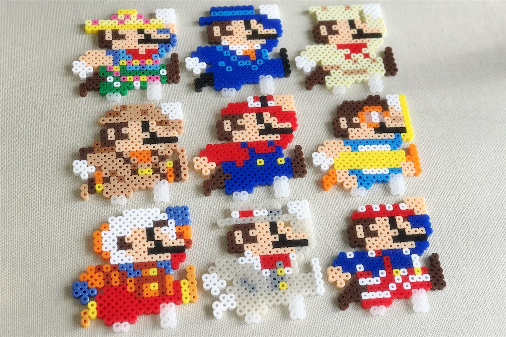 「マリオシリーズ」の登場キャラをモチーフにしたアイロンビーズ作品まとめ ドット絵の再現が可愛い！