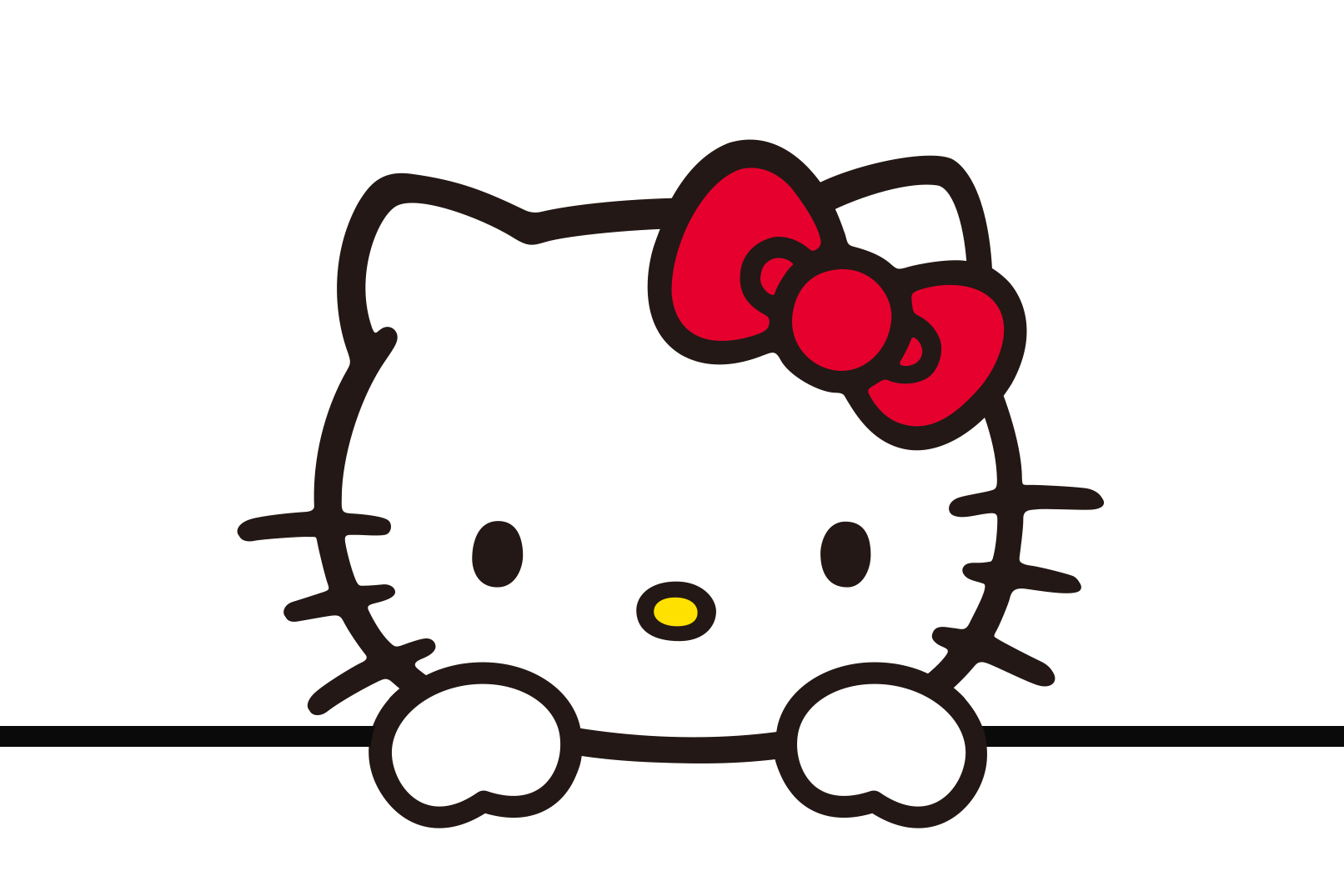 ハローキティ（Hello Kitty）のぬりえ画像まとめ