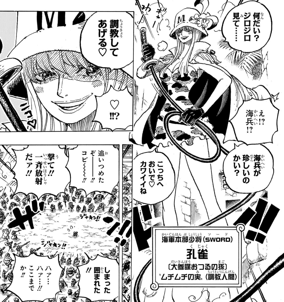 孔雀（ONE PIECE）の徹底解説・考察まとめ