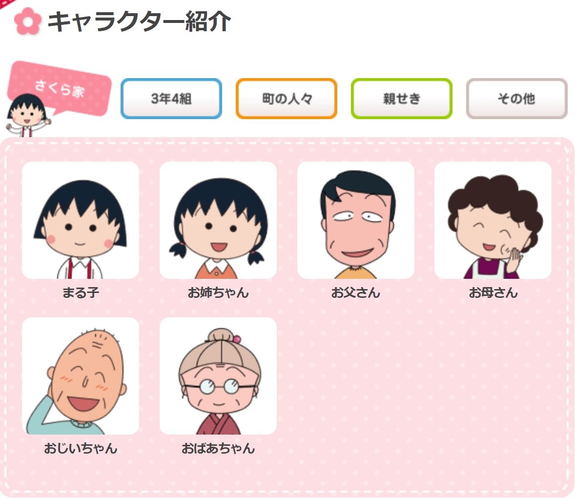 まるちゃん 年齢 _ ちびまる子一家 年齢 _ ちびまる子ちゃん キャラクター誕生日一覧|ちびまる登場人物 – NFIMEG