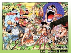 One Piece ワンピース の壁紙 画像集 ジャンプの巻頭カラーイラストも Renote リノート
