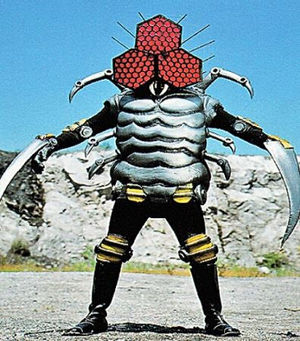 『仮面ライダー』1話に登場した蜘蛛怪人、その後のエピソードにも多数登場していた - RENOTE [リノート]