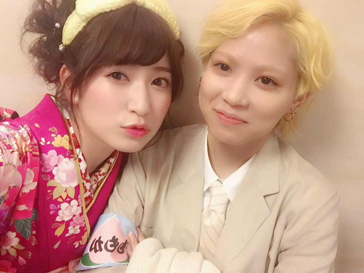 NMB48木下百花と吉田朱里の成人式写真が話題！地元にいそうなカップル感がすごい