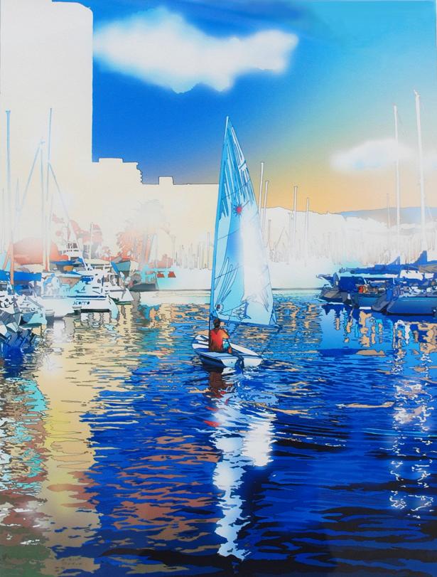 冬場でも寒くない 鈴木英人による海のアート Renote リノート