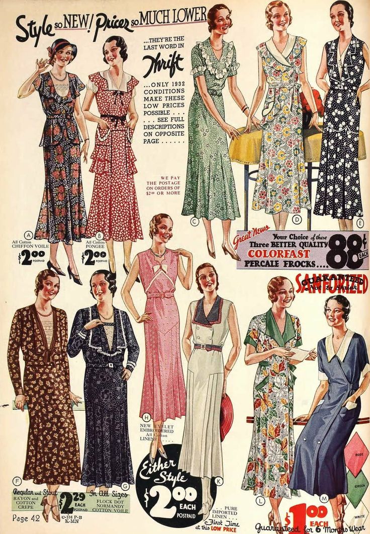 1930年代の女性ファッション