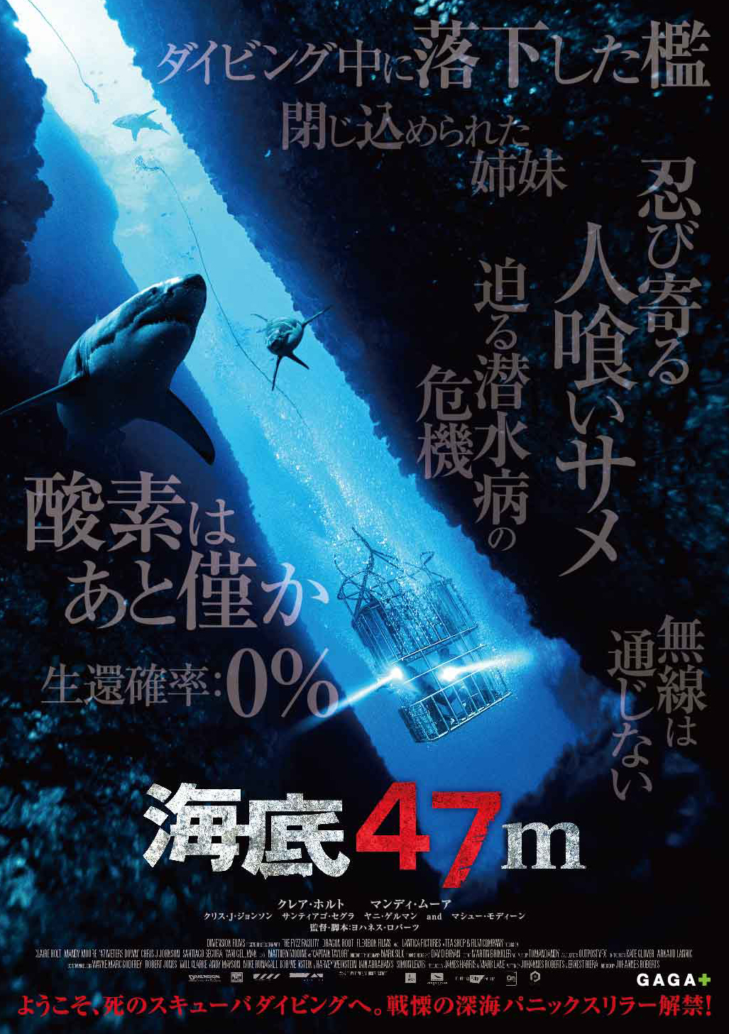 海底47m（映画）のネタバレ解説・考察まとめ