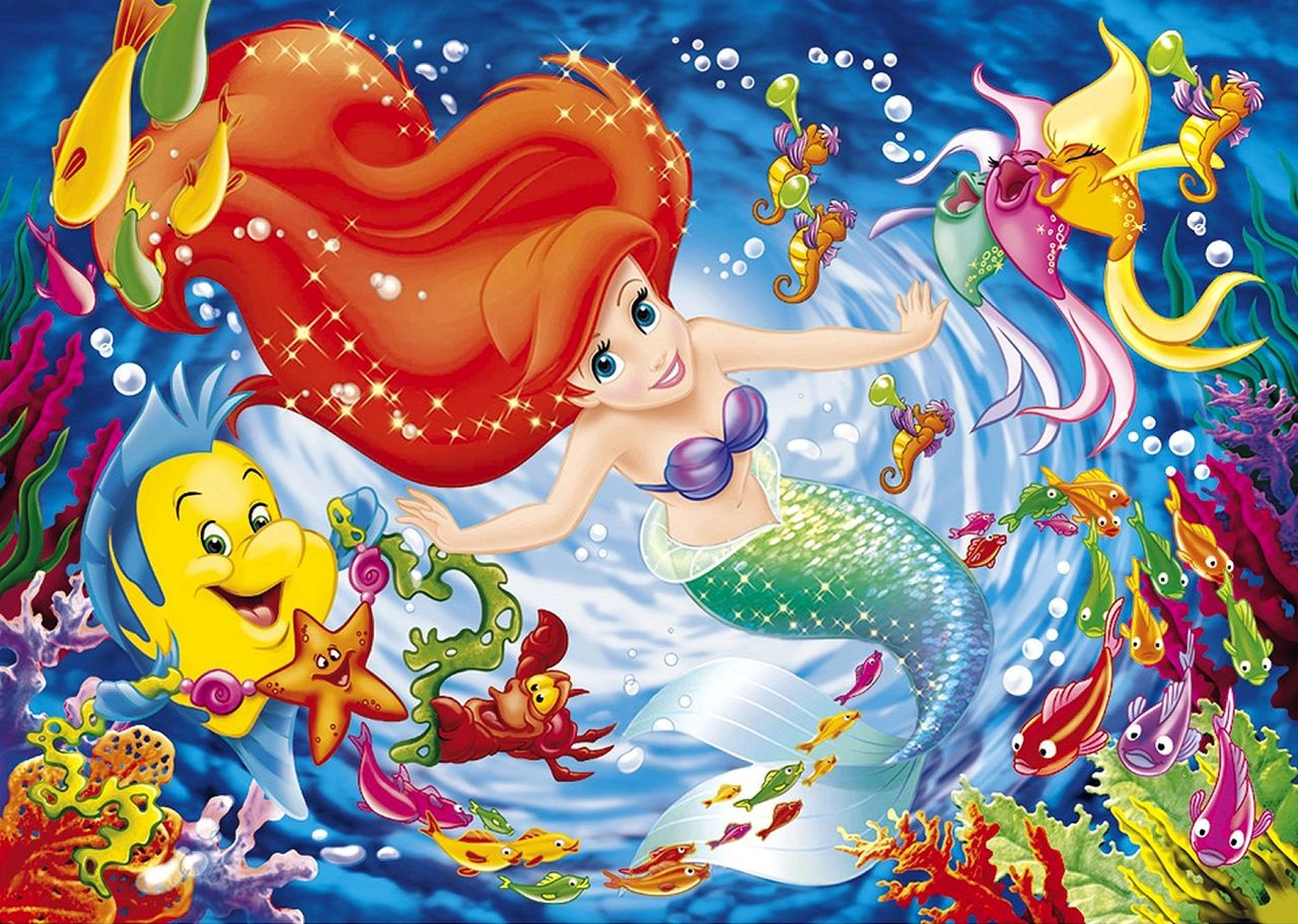 ディズニー映画『リトル・マーメイド』の人魚姫「アリエル」のイラスト傑作集！【超絶美麗！】