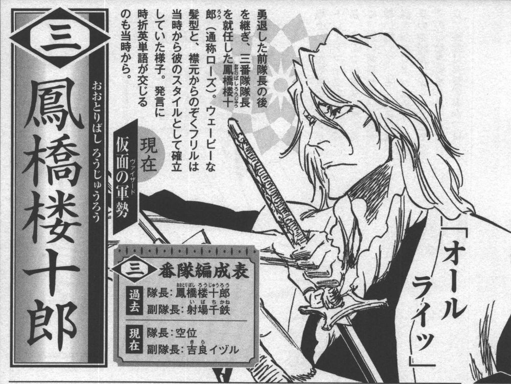 Bleach ブリーチ の護廷十三隊隊長 副隊長まとめ 4 17 Renote リノート