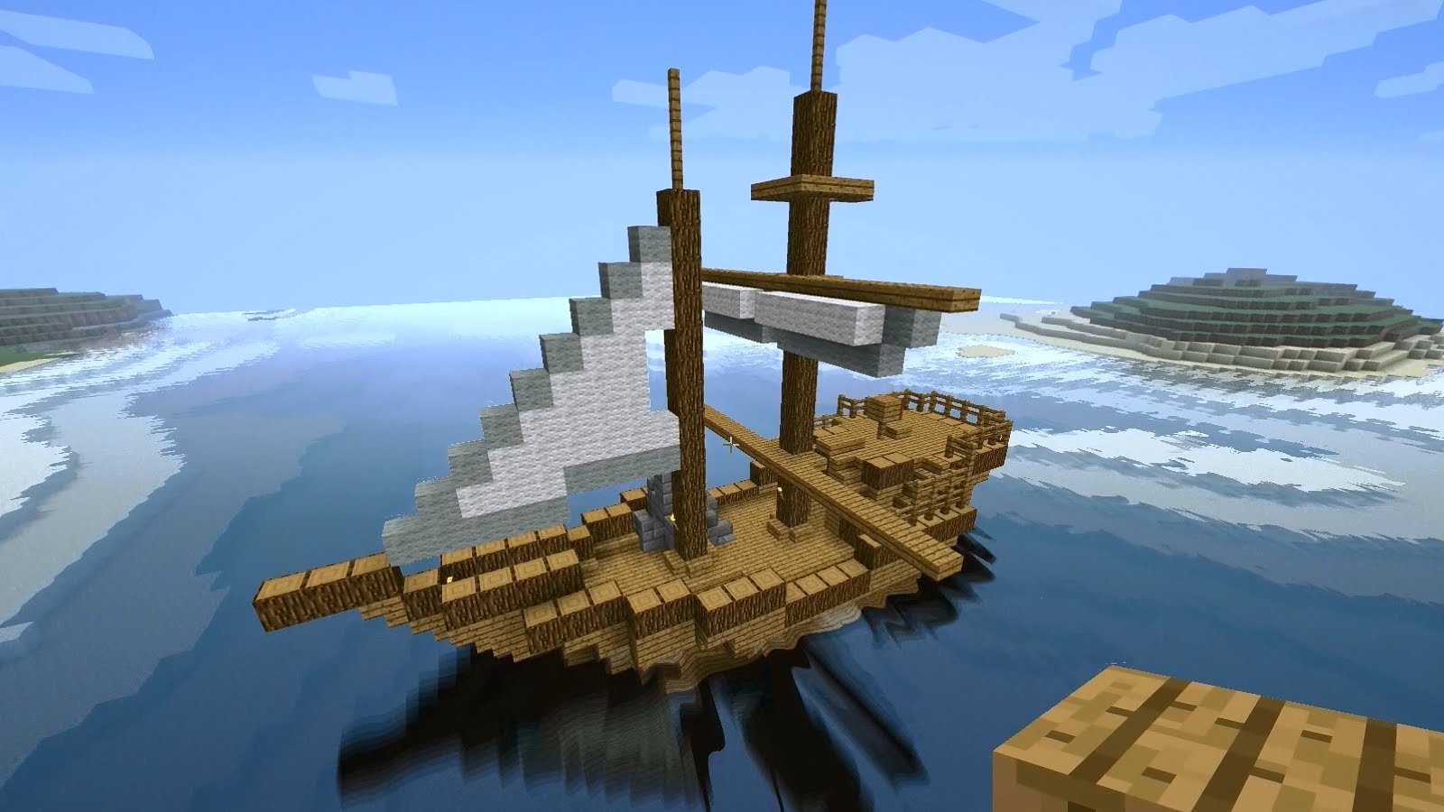 【マインクラフト】マイクラで作った船の画像まとめ！帆船・豪華客船・軍艦・飛行船など多数紹介！【Minecraft】